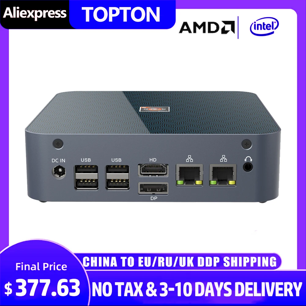 Computador Desktop Intel Original Com Windows 10, 4k, Uhd, Amd Radeon,  Desktop Ou Mini Computador Para Jogos De Escritório - Mini-pc - AliExpress