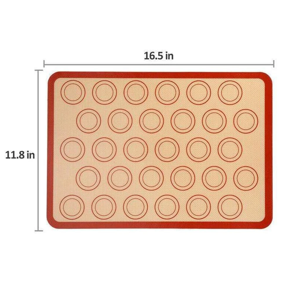Macaron Silicone Baking Mat Cookie Pad Rolling Dough Mats Baking Gadget Oven Sheet Cake Bakeware Kitchen Tools,silicone baking mat