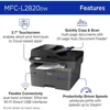 MFC-L2820DW Wireless Compact Monochrome All-in-One Laser Printer with Copy, Scan and Fax, Duplex 3