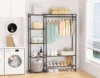 Wardrobe Closet, Portable Clothing Rack for Hanging Clothes, Free Standing Closet Organizers and Storage System with 4 Tiers She 3