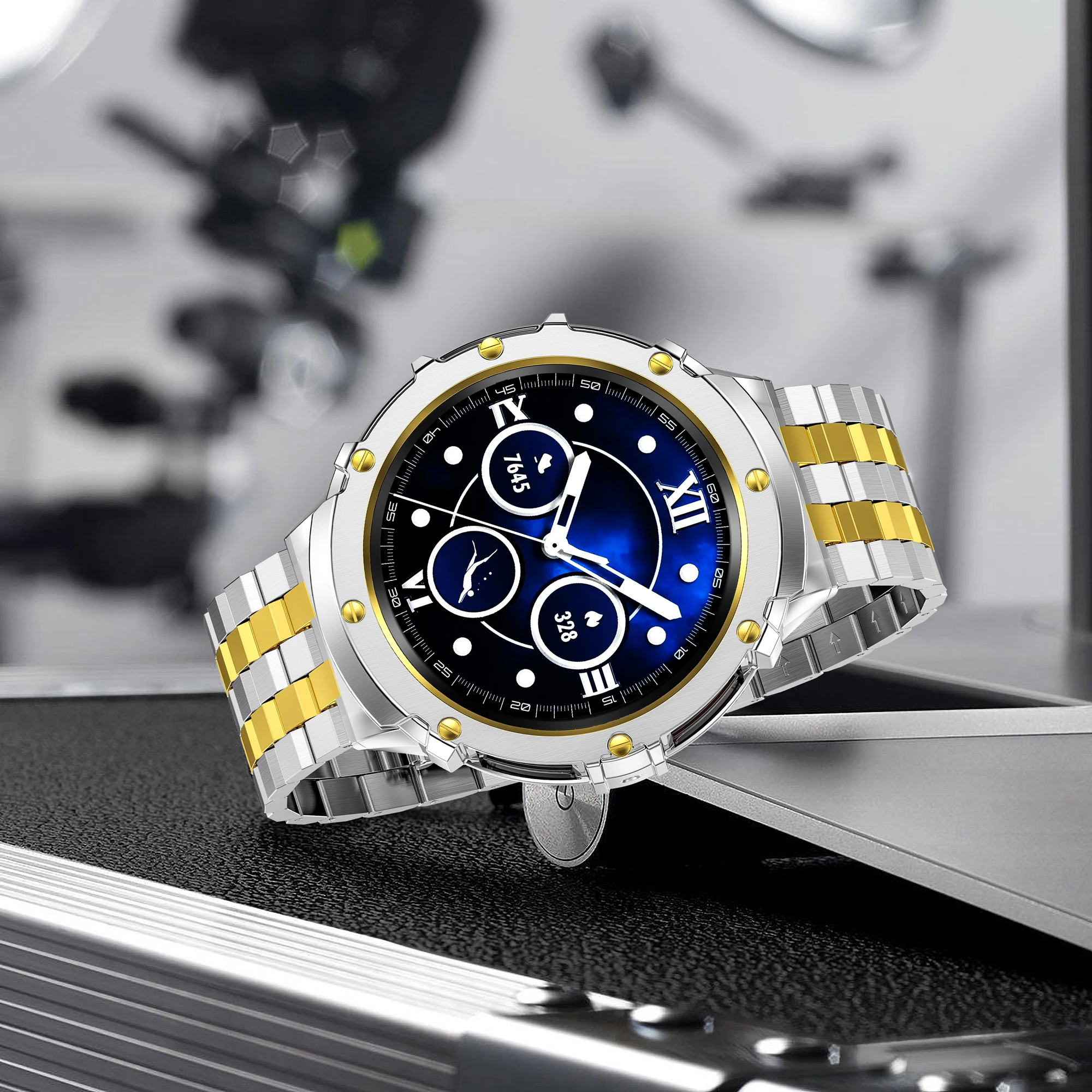 Metal Case+Stainless Steel Strap For Samsung Galaxy Watch 5Pro