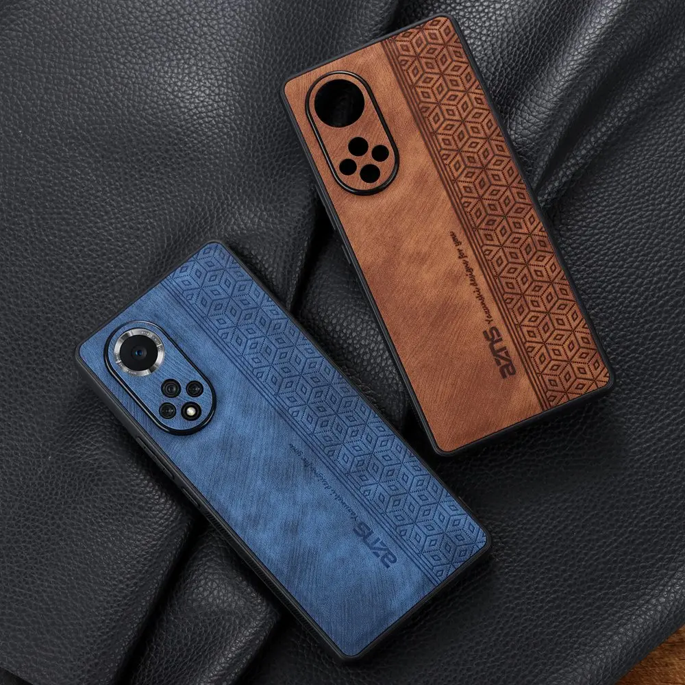 Embossing Leather Skin Retro Shockproof Case