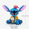 700+PCS Cute Stitch Assembling Building Blocks Children 3D Model Puzzle Assembly Toys Birthday Gift Display Decoration 6