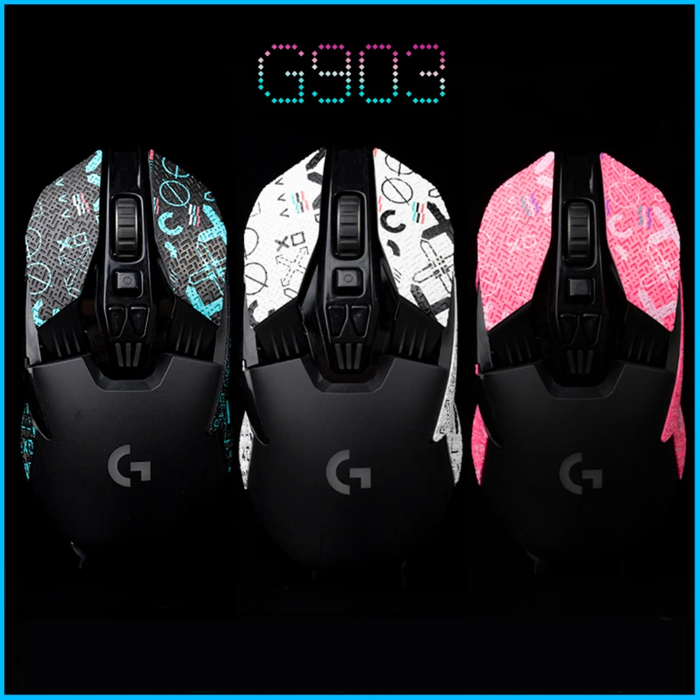 Противоскользящая наклейка для мыши Logitech G903 900 Hero беспроводная на кожу боковой