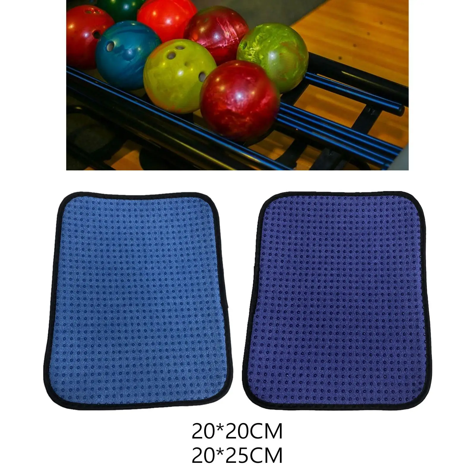 Bowling Towel, Microfiber Bowling Pad Towel with Easy Grip, Shammy Bowling for Bowling Ball, Bowling Alley Accessories