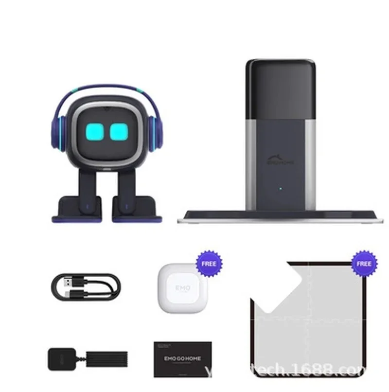 Emo Robot Pet Inteligente Future Ai Robot Voice Smart Robot Electronic Toys  Pvc Desktop Companion Robot For Kids Xmas Presents