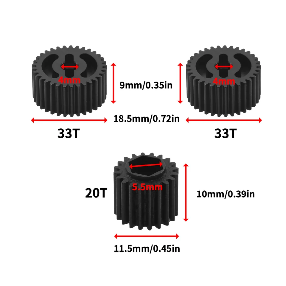 68T Metal Spur Gear 51423 Compatible With TT02 TT-02 TT-02D XV01 XV-01...