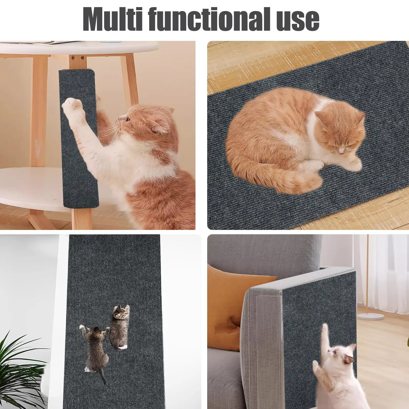 Title 6, Anti Cat Scratching Mat Large Trimmable Cat Scr...