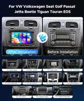 Autoradio 2 Din Android13 lecteur multimédia de voiture WIFI GPS Carplay Auto pour VW Skoda golf 5 6 touran passat Jetta 7 "autoradio 7