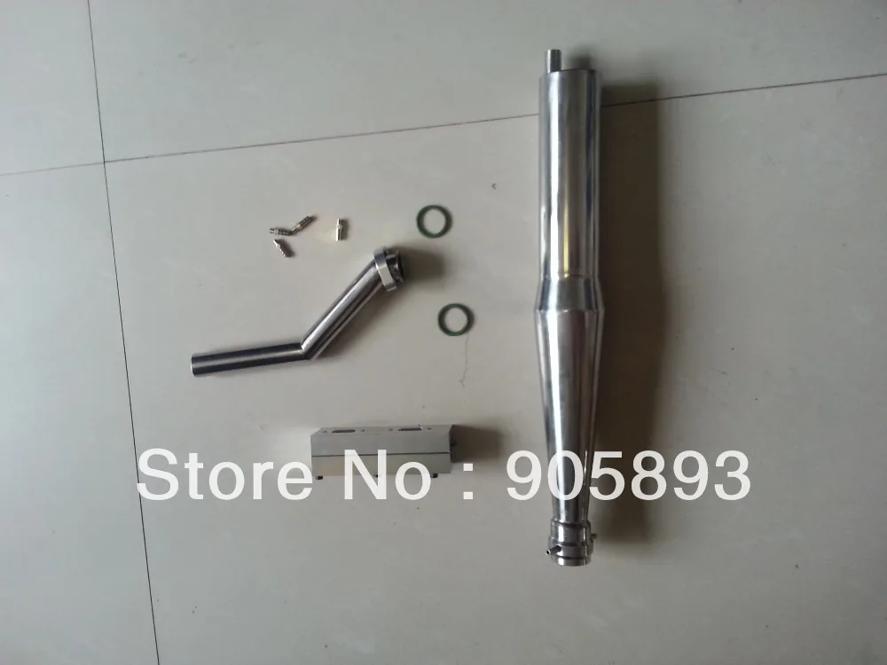 Alloy Exhaust Pipe/Tuned Pipe for RC Gas Model boat for 52cc twin