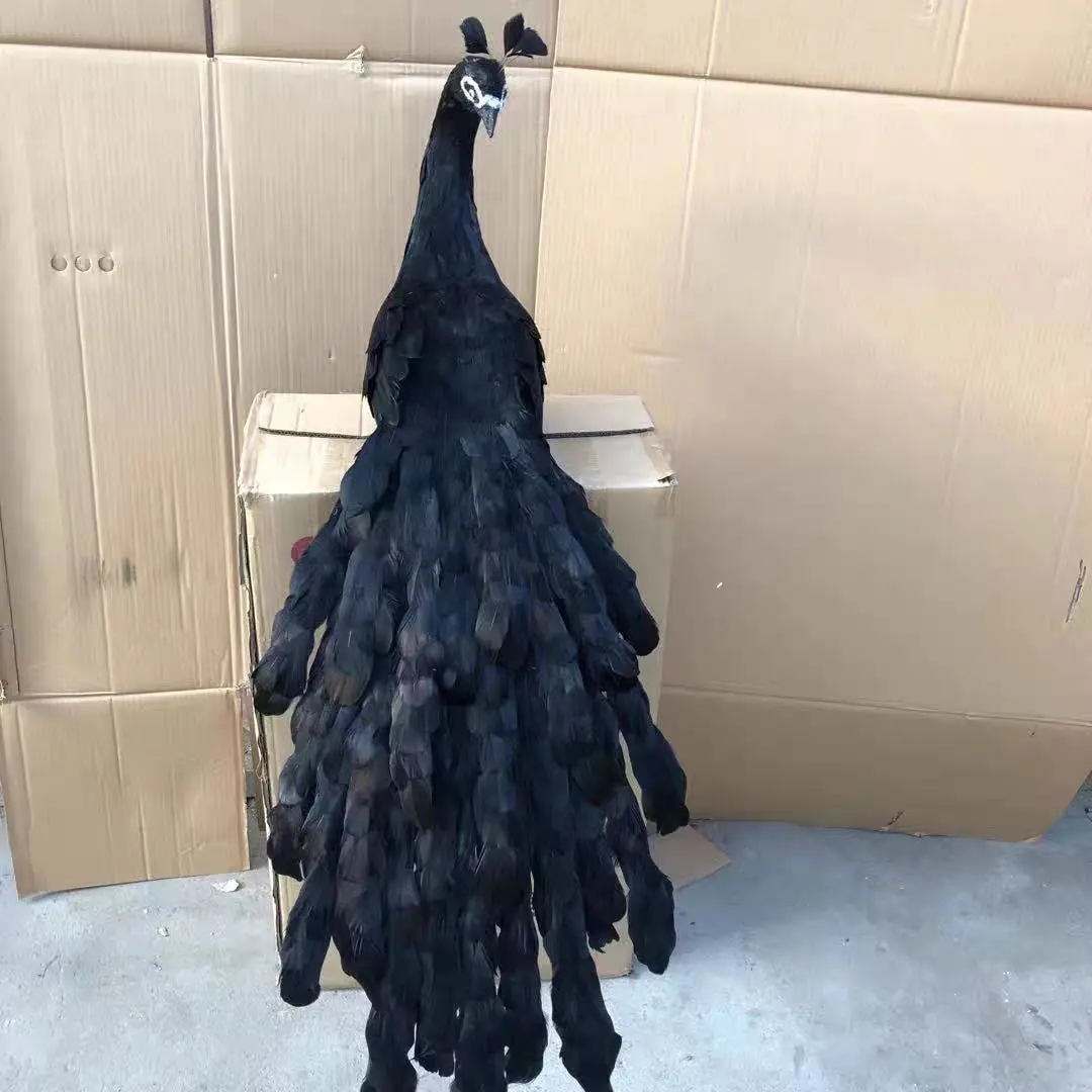 

creative real life beautiful peacock model big foam&feather peacock bird gift about 150cm xf2988