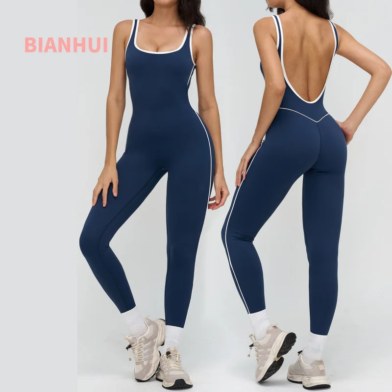 Women’s Color Block Yoga Bodysuit 1