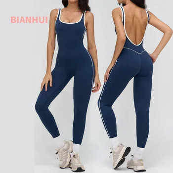Women’s Color Block Yoga Bodysuit 1