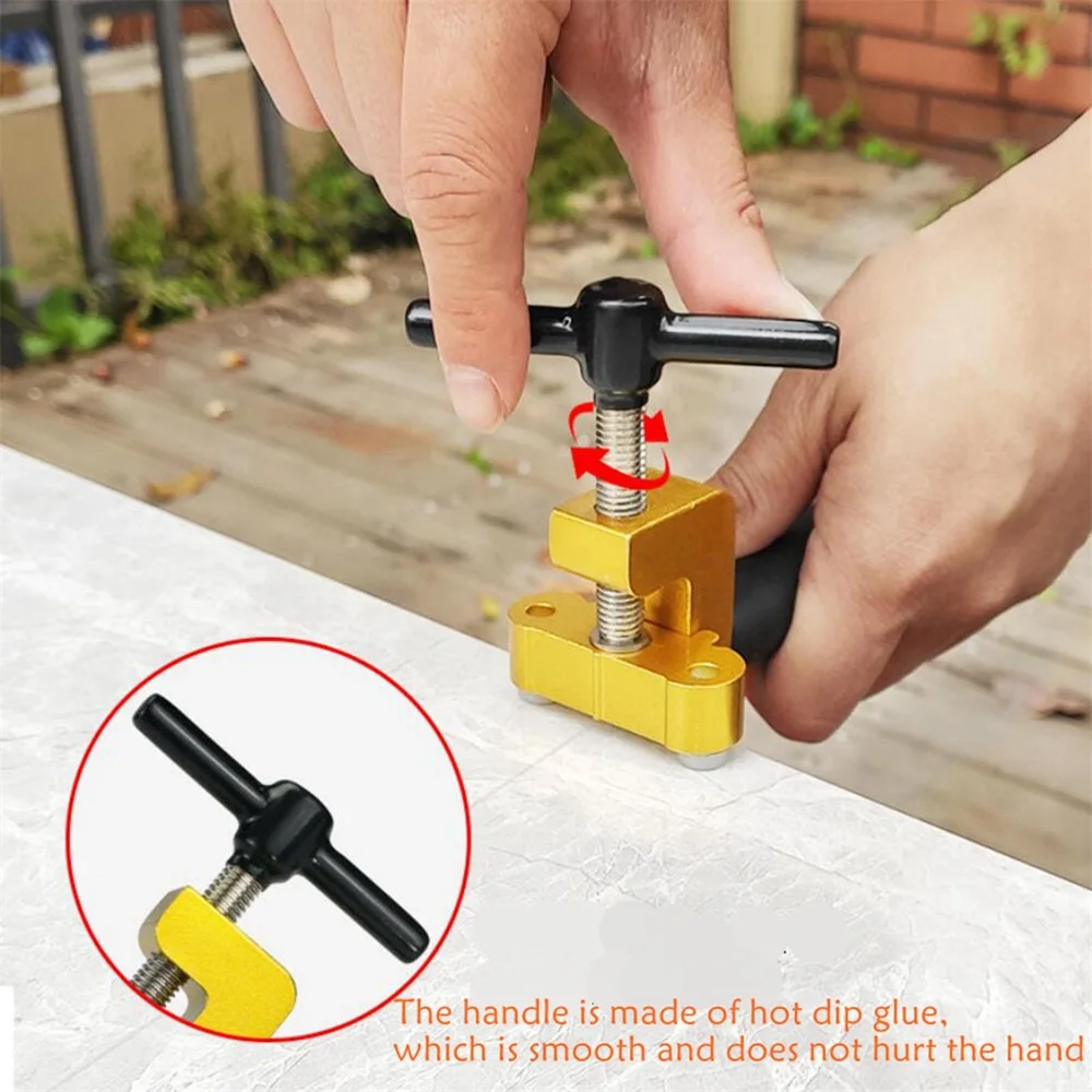 Ceramic Tile Cutting Glass Cutter Set Knife Wheel Diamond Roller Cut Machine Tile Opening Manual Construction Tools 2 In 1