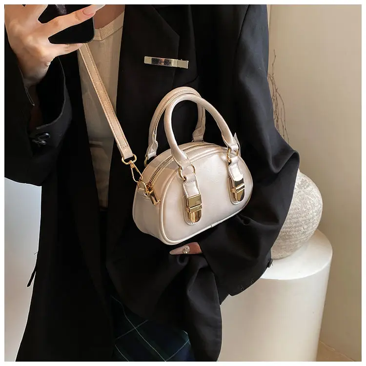 JIAERDI Vintage Red Y2k Hand Bag Women Hot Girls Pu Leather Handle Casual Messenger Bag Ladies Retro Mini Bag Bolso Mujer 2024