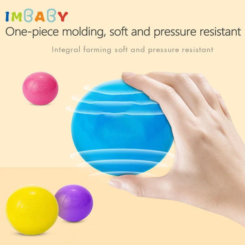 50Pcs/lot 7cm Ball Pit Safe PE Ball for Dry Pool Eco-friendly Baby Playpen Tent Kid Toys Ball Baby Playground Ocean Balls 4