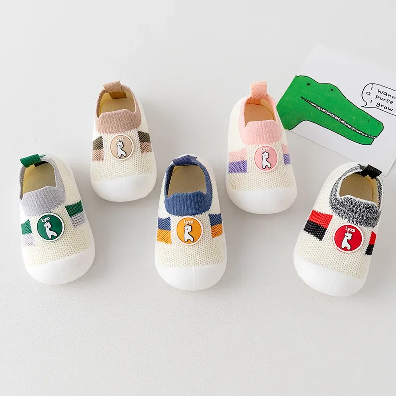 Spring Autumn Baby Soft Bottom Shoes Breathable Non-Slip Toddler Boys Shoes Indoor Use Child Comfortable Fit For Infants