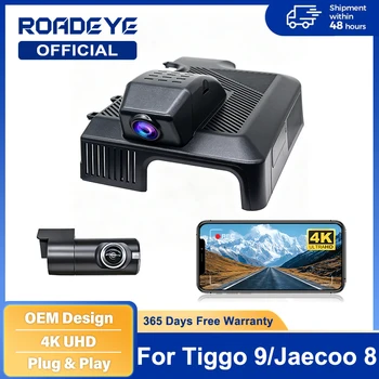 Videoregistratore 4K DVR Dash Cam con Wi-Fi e Angolo di Visione 170° per Chery Tiggo 9, Jaecoo J8, Fulwin T10, Lucano L8 ° Visione Notturna ad Ampio Angolo