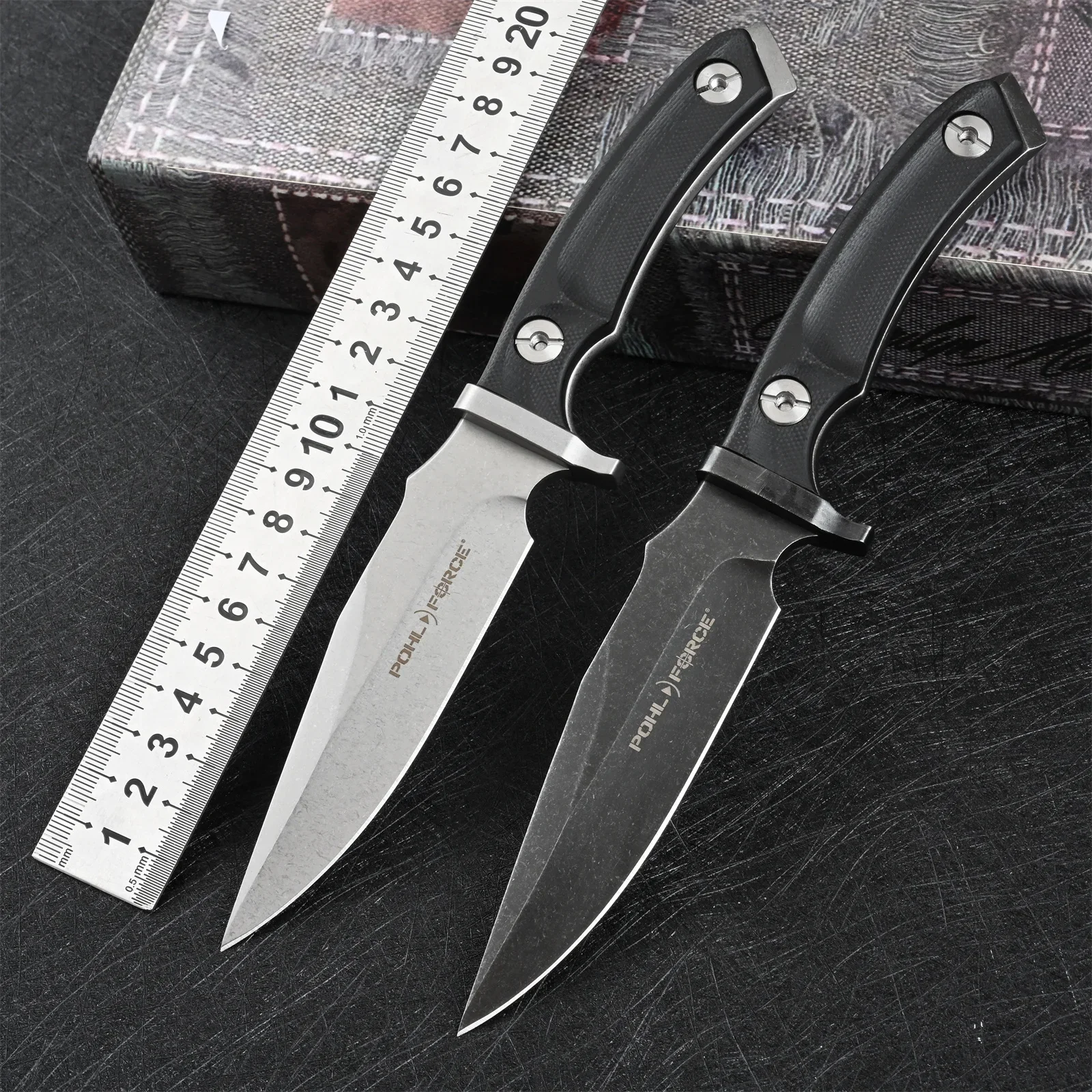 

MK8 D2 Steel G10 Handle Fixed Blade Knives with Sheath Hand Tools Tactical Knife For Men EDC Outdoor Camping Survival Hunting