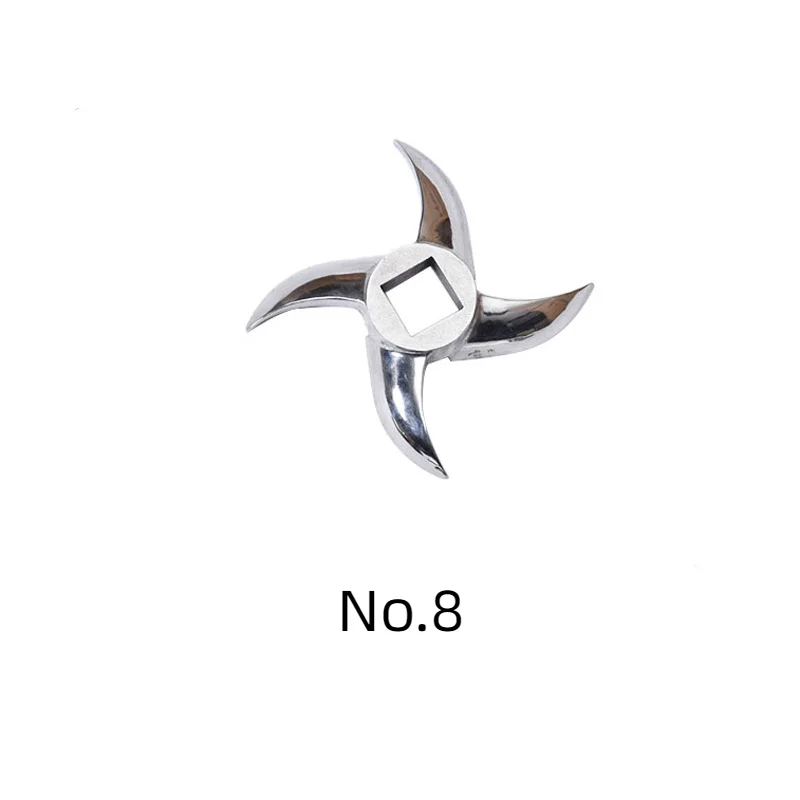 Lame de hachoir à viande en acier inoxydable, couteau arrière de tortue, lame croisée, accessoire de coupe-viande, 12 types, 22 types, 32 types