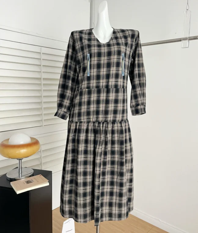 Summer Maternity Drawstring Dresses Block Color Turn-down Collar Short Sleeve Striped Patchwork Elegant Pregnancy Gowns Dresses 2 Summer Maternity Drawstring Dresses Block Color Turn-down Collar Short Sleeve Striped Patchwork Elegant Pregnancy Gowns Dresses - Image 2