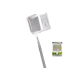 Aquarium Fish Tank Net with Suction Cup Extendable Handle Landing Net Isolation Net for Fish Tank Cleaning Tool Accessories