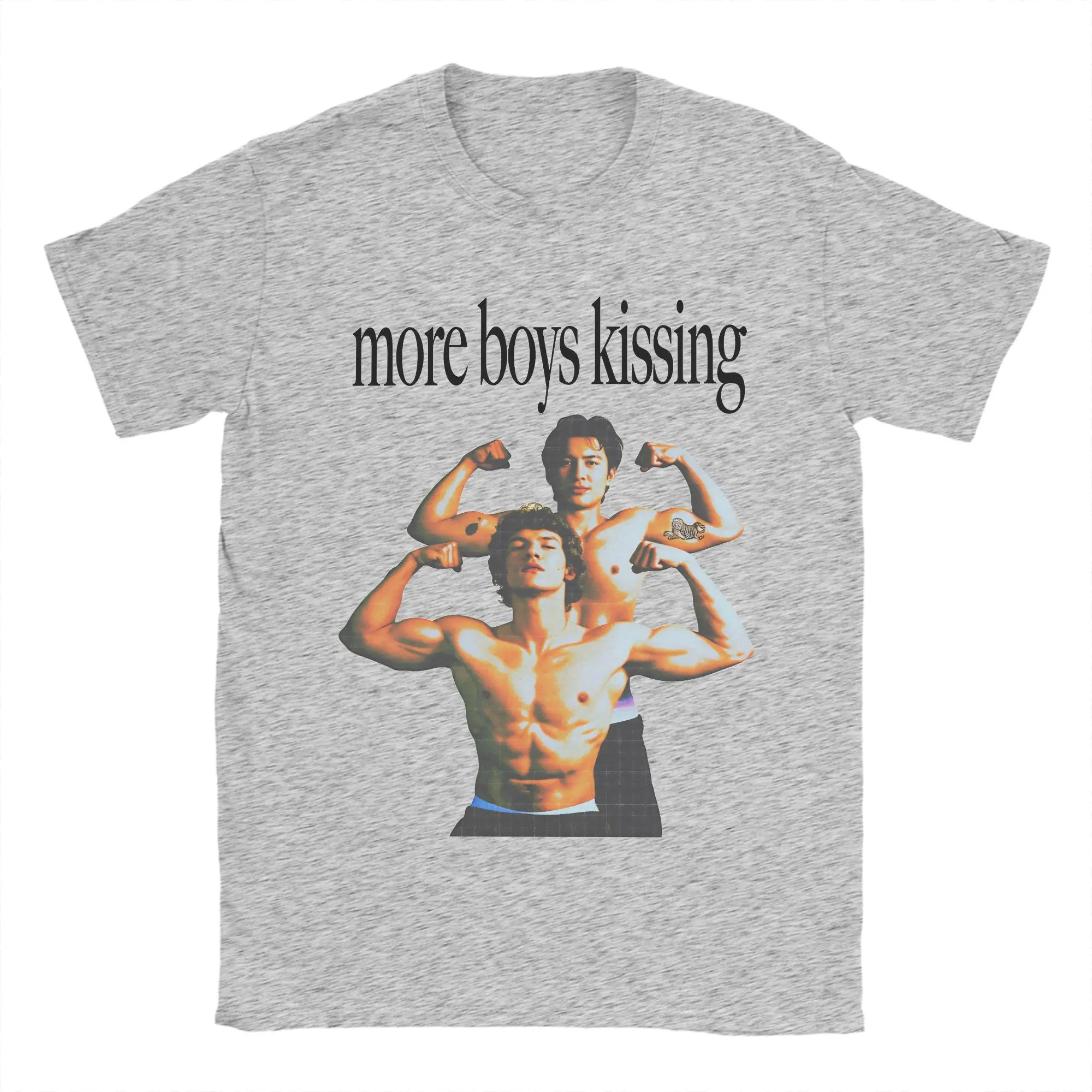 Men's Hip Hop Beach Tee – Y2K Print Cotton T-Shirt Gift