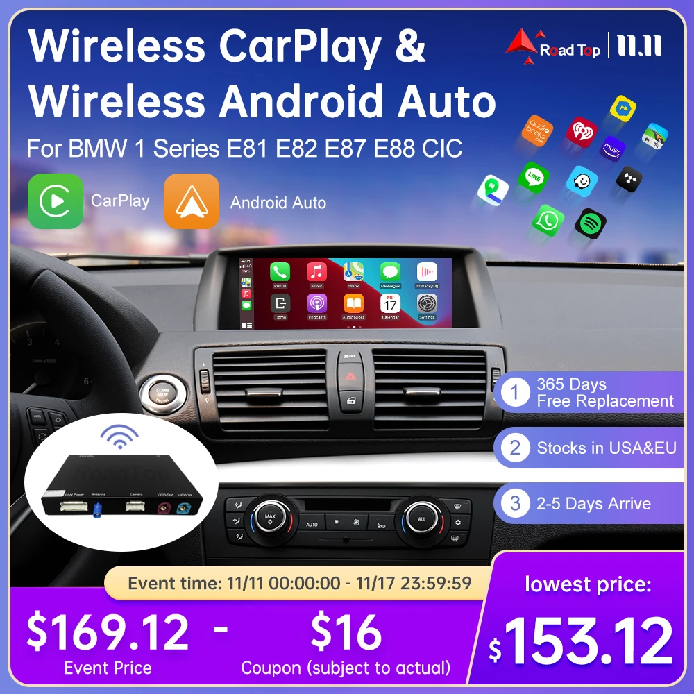 Wireless-Apple-CarPlay-for-BMW-1-Series-E81-E82-E87-E88-2008-2012 ...