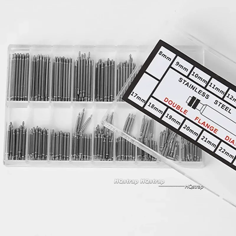 Deluxe Stainless Steel Watch Spring Bar and Pin Set - 360pcs Variety Pack