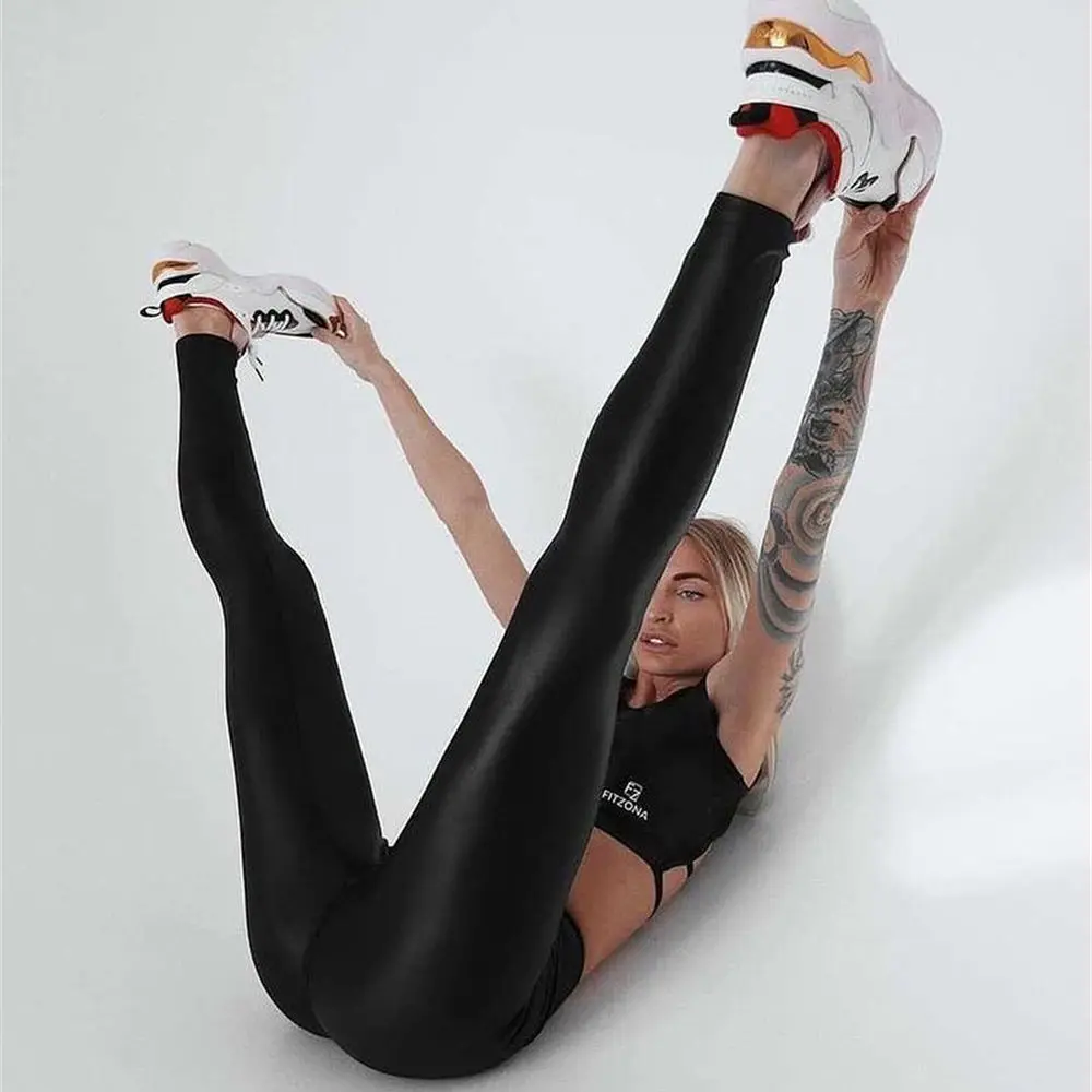 Fashion Women Pants Sexy Faux Leather Leggings Leather Pants