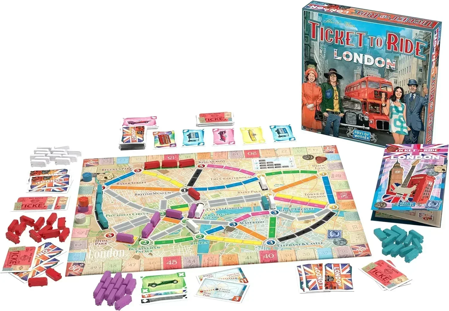 Ticket to Ride London Board Game English Family Multiplayer Friends Party Play Cards Game Plot Collection Toys Gifts 3