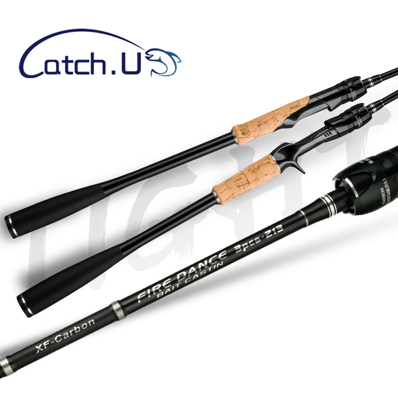 

Ultra-Light Fishing Rod Carbon Fiber Spinning/casting Lure Pole Bait Weight 4-18g 1.8m Fast Bass Fishing Rods for Reservoir Pond