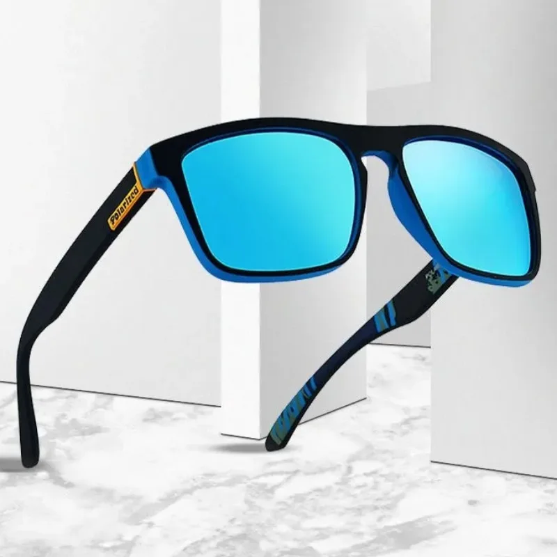 Polarized Glasses Men Women Sun Glasses Classic Design Mirror Square Motorcycle