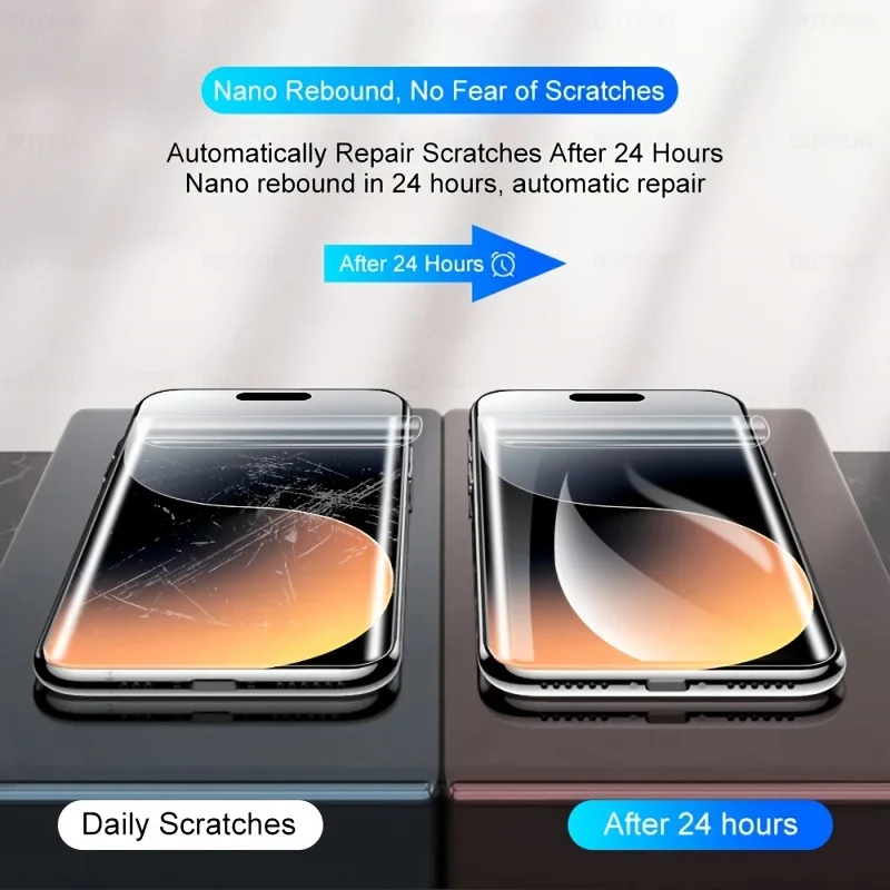Ultra HD Hydrogel Screen Protector - 2Pcs Pack