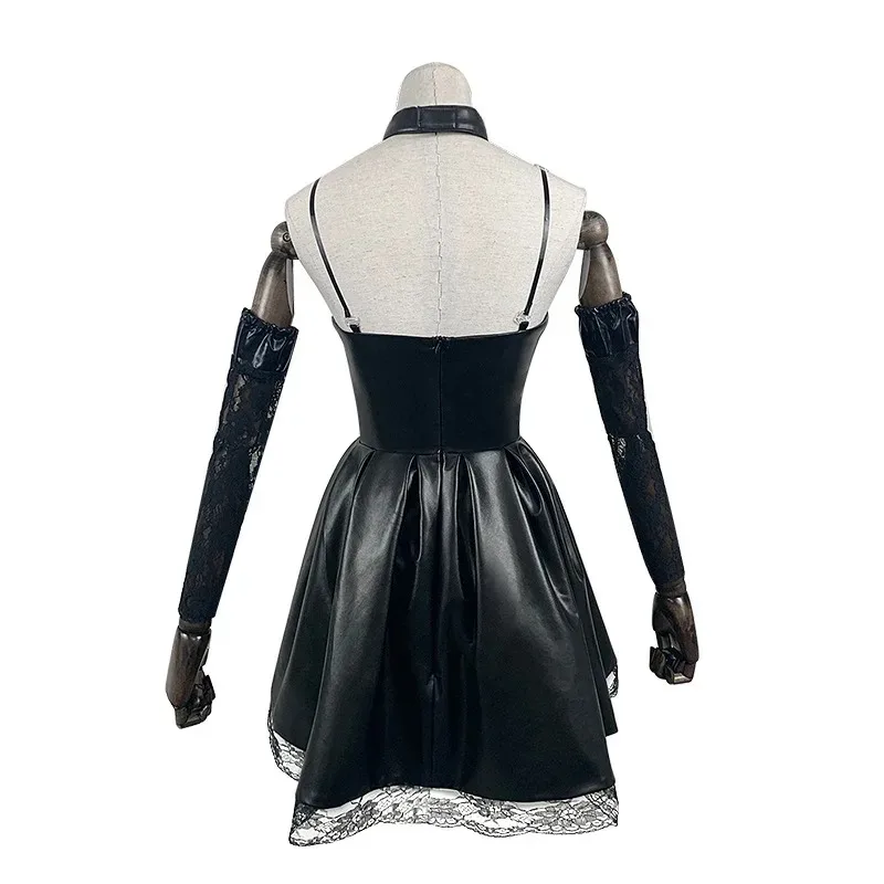 Gothic Lace Trim Sexy Dress Women's Anime-Inspired Halloween Costume