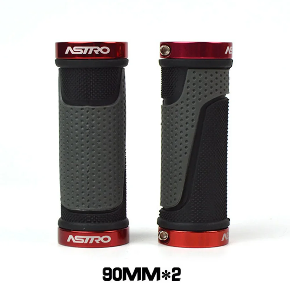 1 Pair 90mm Bike Handlebar Grips TPR Rubber Cover For Bicycle Cycling Handle Bar Grip Universal Size For 22MM Replacement parts bicycle handlebar grips bike handle grips bike handlebar grips