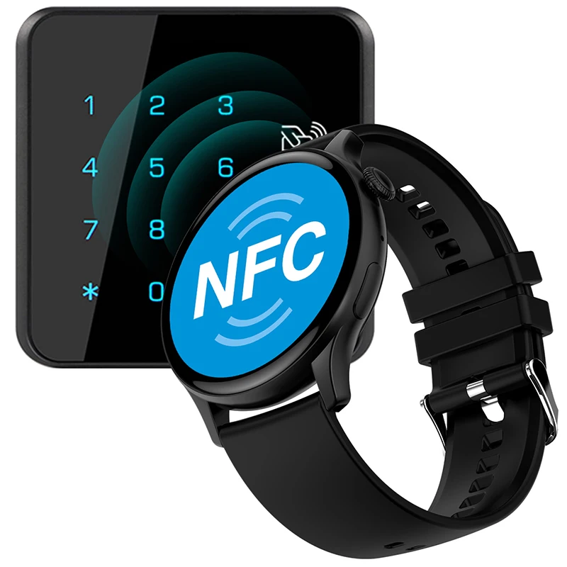 AMOLED NFC Ʈ ġ  ũ, ׻ ð ǥ, 1.43 ġ 466x466 HD ǰ GPS ,  ȭ Ʈġ, 2024 ǰ