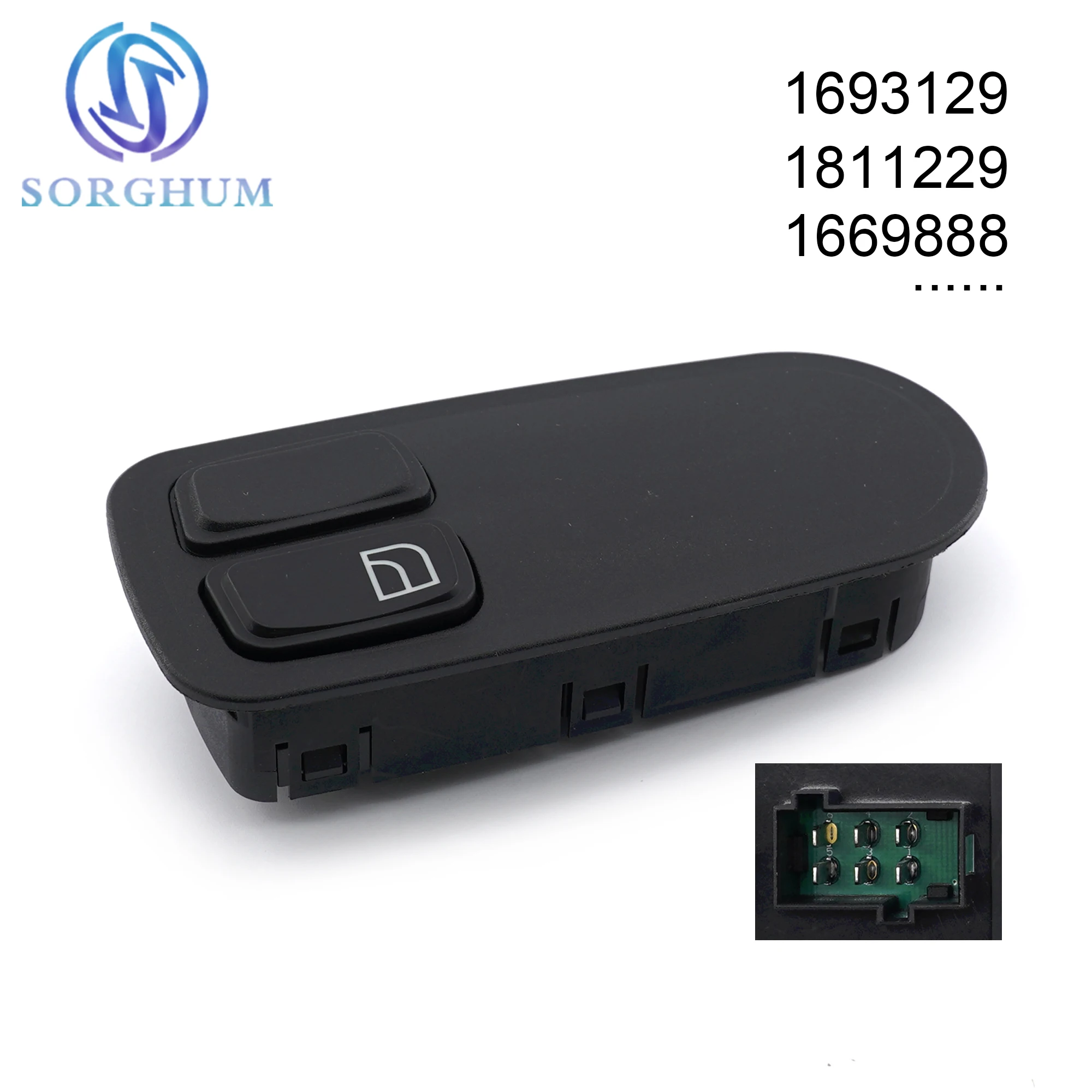 

Sorghum 1693129 1811132 1693128 1669887 1811229 166988 Power Window Lift Control Switch For DAF CF85 CF75 CF65 XF95 XF105 Truck