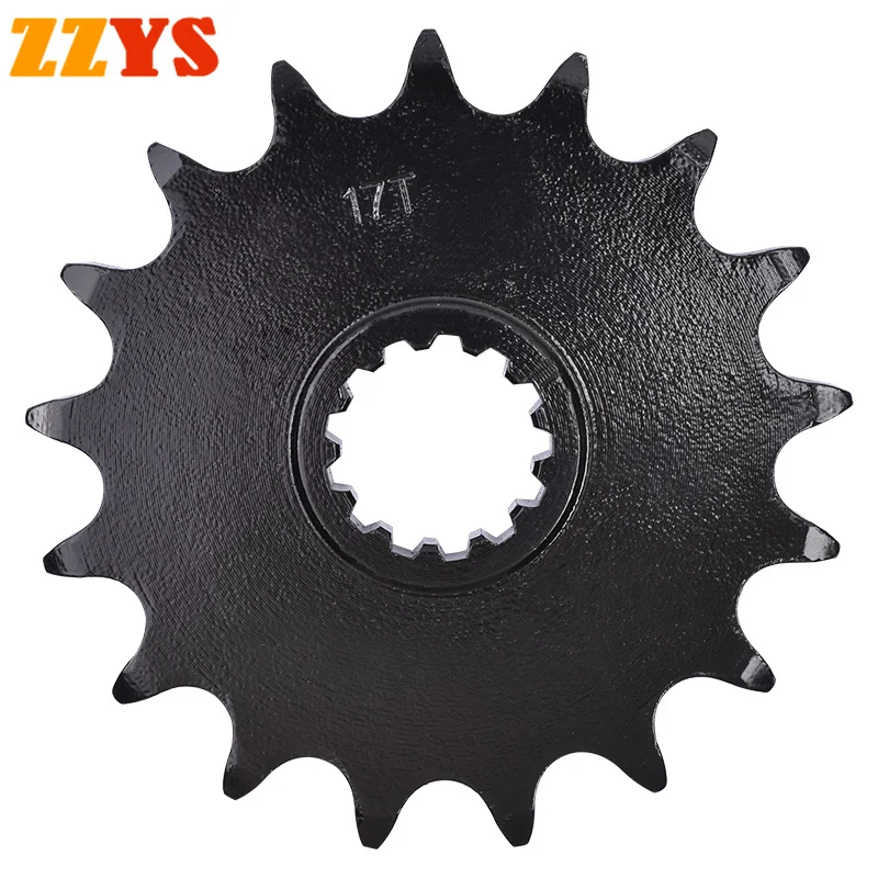 

520 17T 520-17T 17 Tooth Front Sprocket Gear Staring Wheel Cam Pinion For Kawasaki ZX-7RR ZX7RR ZX 7RR ZX750 ZX750N ZX Ninja 750