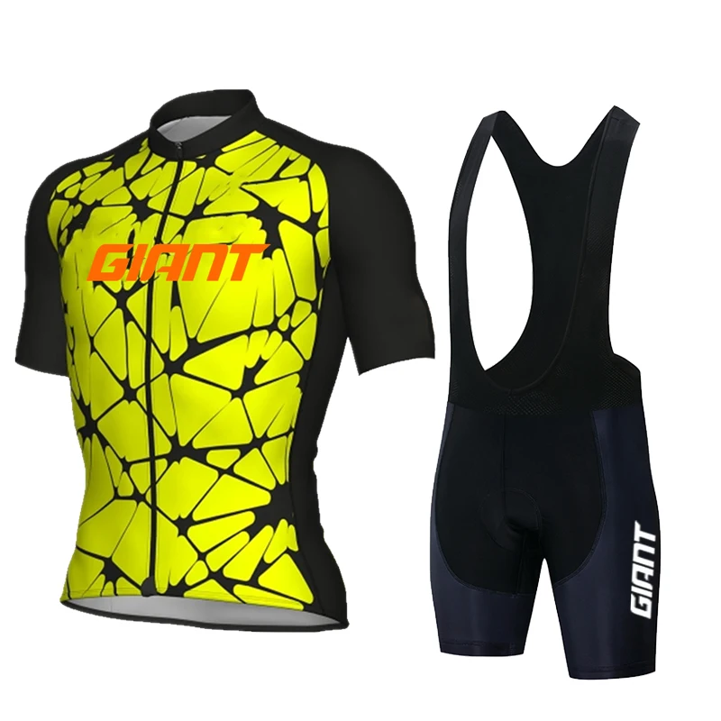 Summer GIANT Cycling Jersey Set Racing Bicycle Clothing Maillot Ropa Ciclismo MTB Bike Clothing Sportswear Cycling Suit cycling jersey cycling suit cycling jersey set
