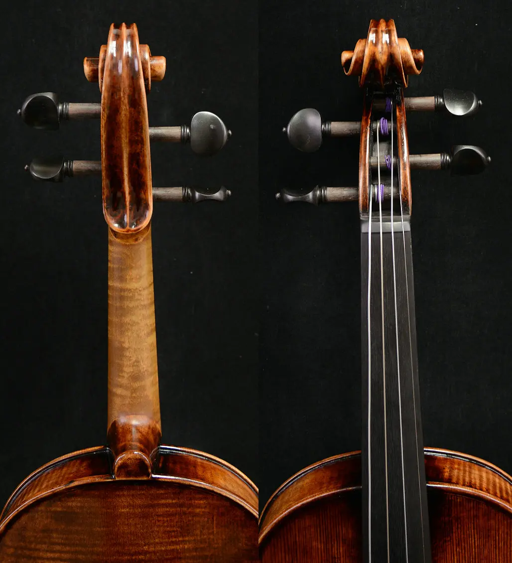 Actual Photo Proud Stradivari Violin Master Wang's Own Work No. W5