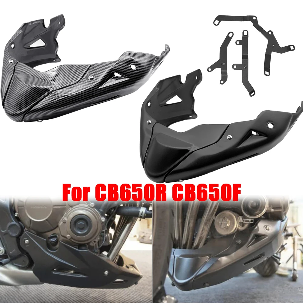 Carenado inferior para motocicleta, accesorio protector para chasis del motor, Honda CB650R, CB650F, CB650FE, a&ntilde;os 2014 a 2