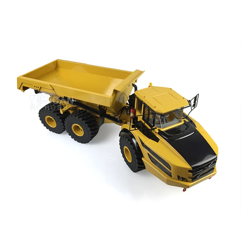 XDRC 1/14 RC Metal Hydraulic 6*6 Articulated Truck A40G Dumper Model Motor ESC Lights Adult Toy Birthday Gift TH18405-SMT8 5