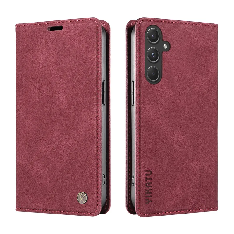Leather Flip Cover - Luxury Wallet Protective Case
