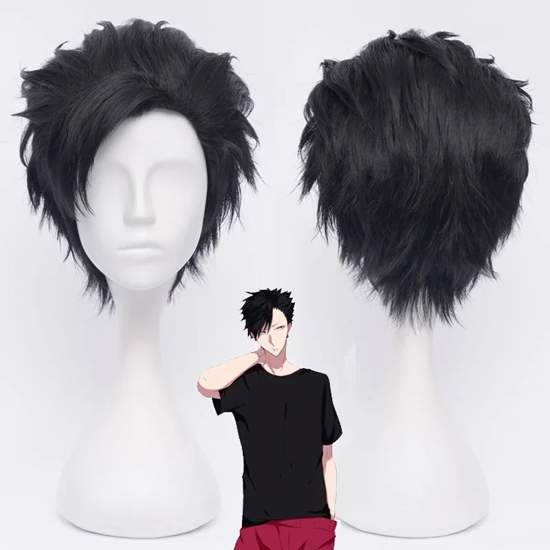 

Haikyuu!! 30cm Tetsurou Kuroo Tetsurou Short Black Styled Synthetic Hair Cosplay Wig Heat Resistance Costume Wigs Wig Cap
