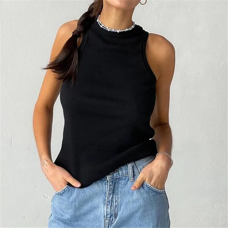 

Fashion Top Women Camis Summer Seamless Top Ribbed Underwear Sexy Lingerie Short Tops Sexy Lingerie Knitted Top Women Vest Y2k