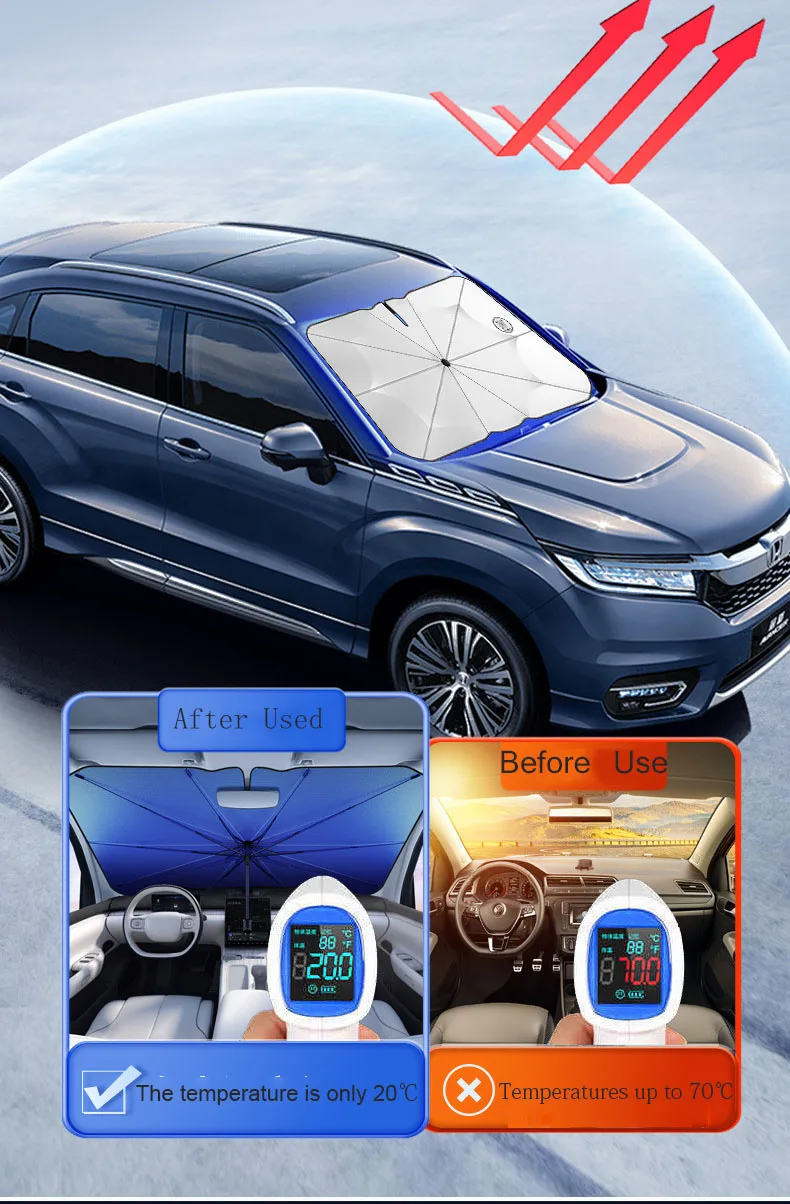 Car Sunshade Umbrella Car Sun Shade Protector Parasol Summer Sun Interior Windshield Protection Accessories For Auto Shading car sunshade,windshield sunshade,windshield sun shade