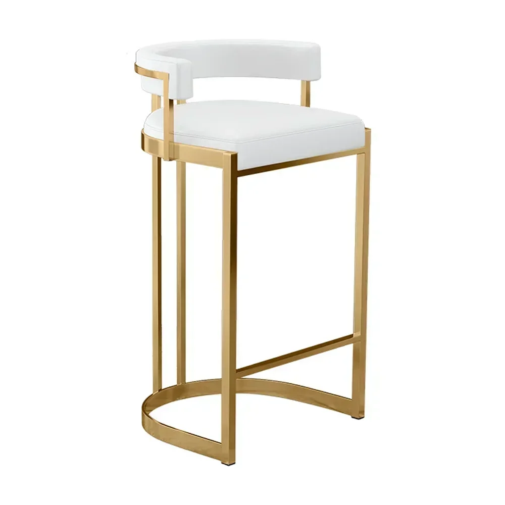 Modern Fabric Folding China High Counter Stool Stainless Bar Chair Bar Stools