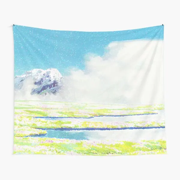 Howl Is Moving Castle Tapestry Wall Colored Printed Towel Decoration Blanket Bedroom Living Travel Yoga Home Art Room Mat Decor