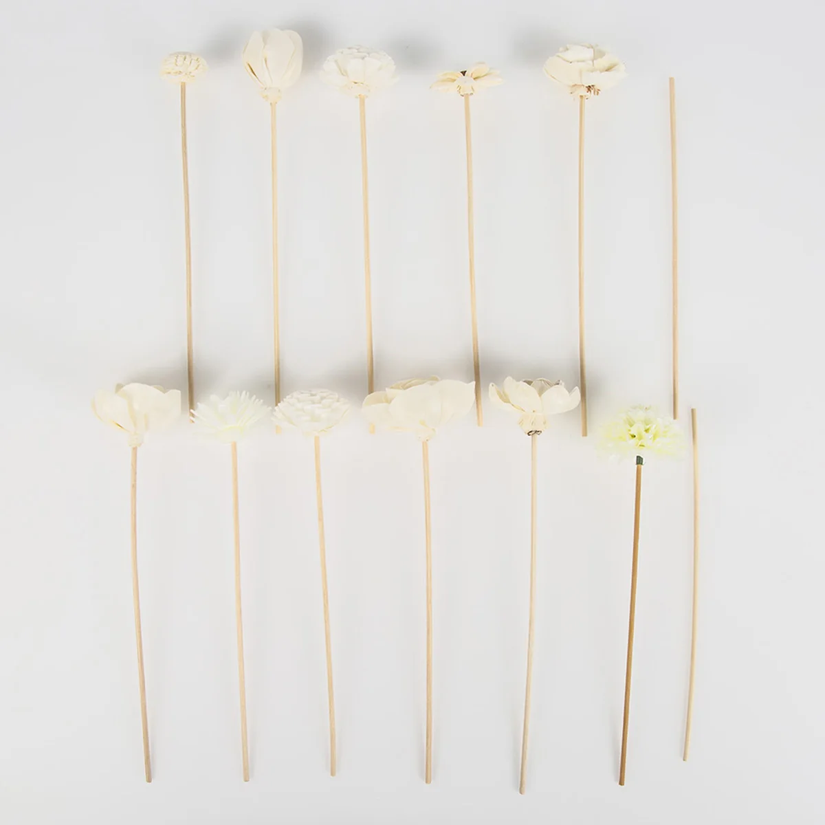 11 pcs Artificial Flower Rattan Sticks Fireless Fragrances Reed Diffuser Stick Reuse DIY Handmade Ornaments Home Decor reed diffuser stick